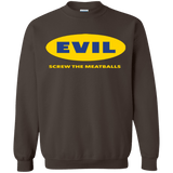 Sweatshirts Dark Chocolate / Small EVIL Screw The Meatballs Crewneck Sweatshirt