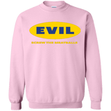 Sweatshirts Light Pink / Small EVIL Screw The Meatballs Crewneck Sweatshirt