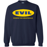 Sweatshirts Navy / Small EVIL Screw The Meatballs Crewneck Sweatshirt