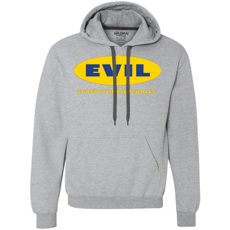 Sweatshirts Sport Grey / Small EVIL Screw The Meatballs Premium Fleece Hoodie