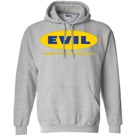 Sweatshirts Sport Grey / Small EVIL Screw The Meatballs Pullover Hoodie