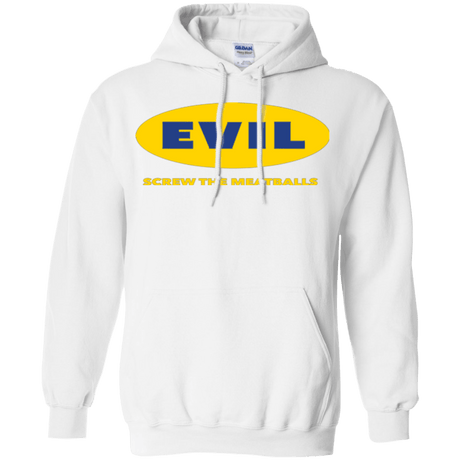 Sweatshirts White / Small EVIL Screw The Meatballs Pullover Hoodie