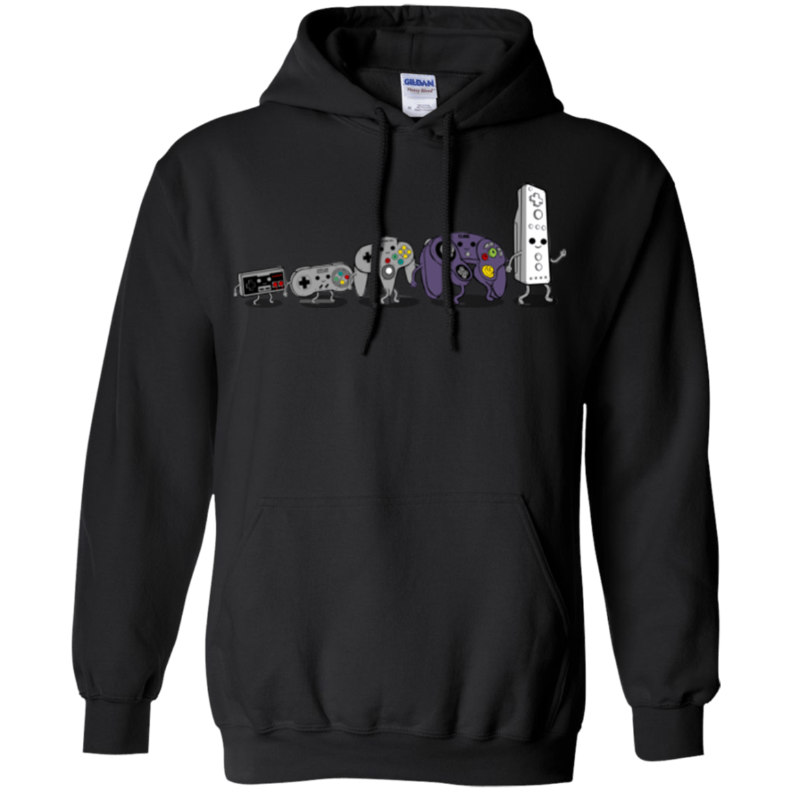 Sweatshirts Black / Small Evolution controller NES Pullover Hoodie