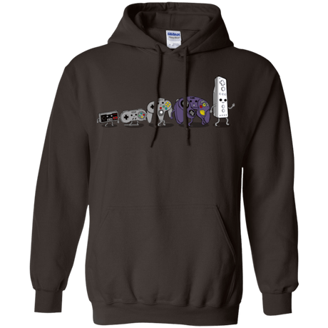 Sweatshirts Dark Chocolate / Small Evolution controller NES Pullover Hoodie