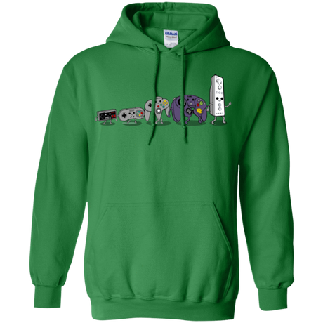 Sweatshirts Irish Green / Small Evolution controller NES Pullover Hoodie