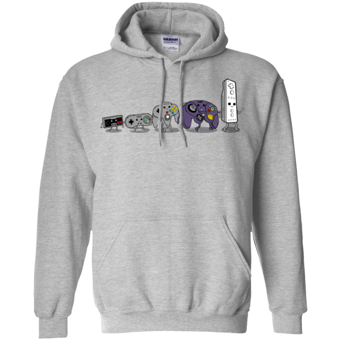 Sweatshirts Sport Grey / Small Evolution controller NES Pullover Hoodie