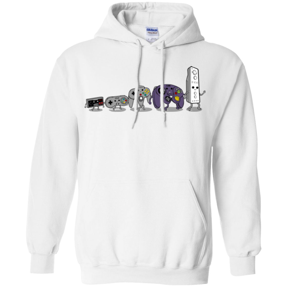 Sweatshirts White / Small Evolution controller NES Pullover Hoodie