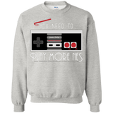 Sweatshirts Ash / Small Evolve Today! Play More NES Crewneck Sweatshirt