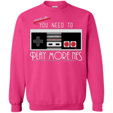 Sweatshirts Heliconia / Small Evolve Today! Play More NES Crewneck Sweatshirt