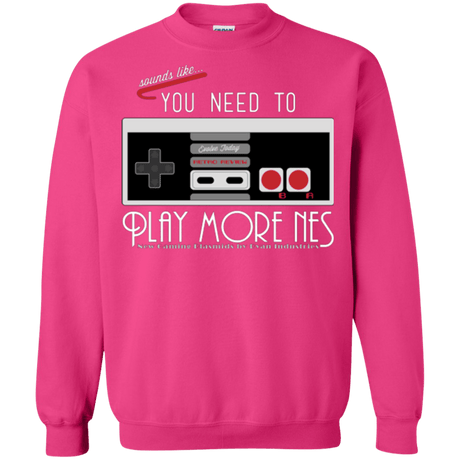 Sweatshirts Heliconia / Small Evolve Today! Play More NES Crewneck Sweatshirt