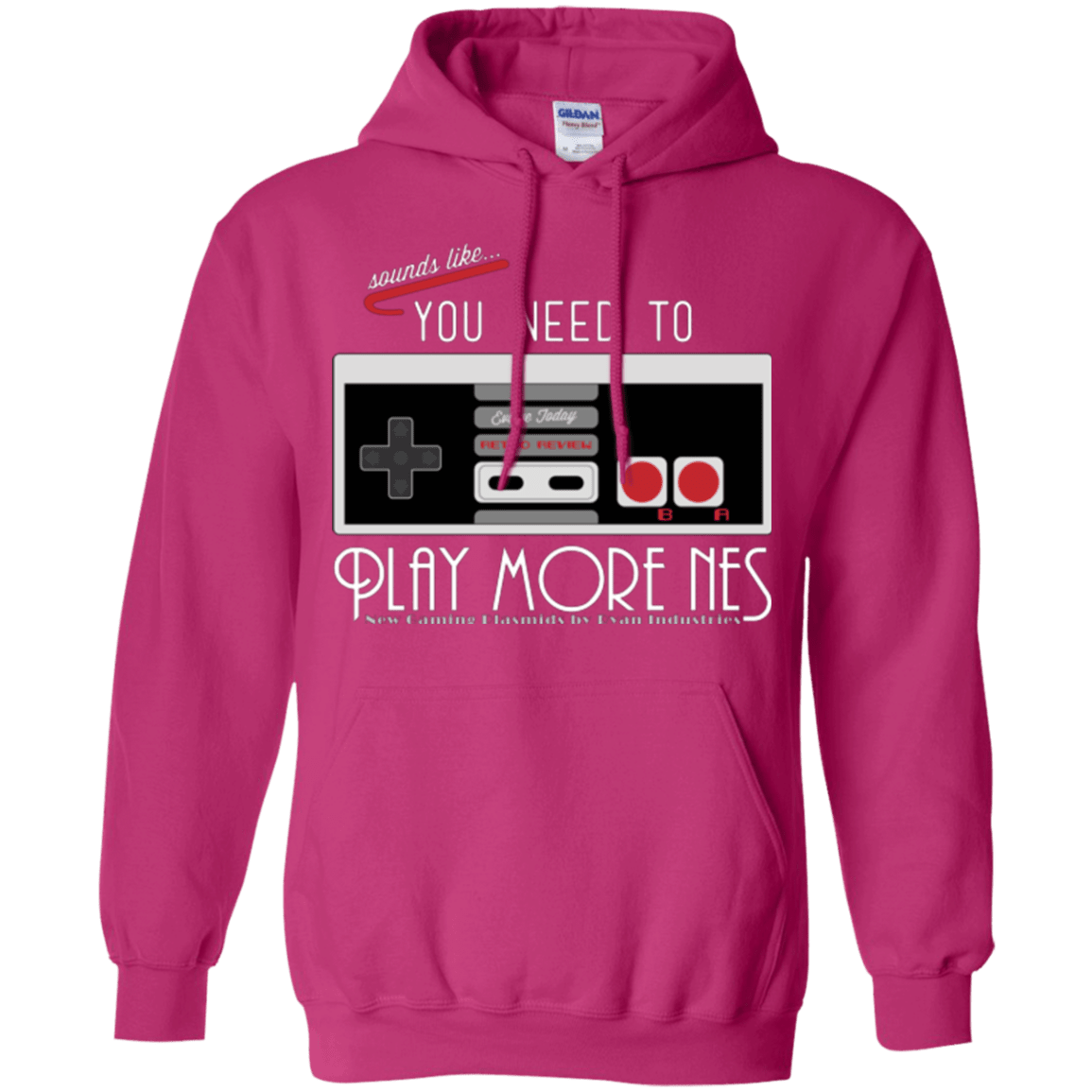 Sweatshirts Heliconia / Small Evolve Today! Play More NES Pullover Hoodie