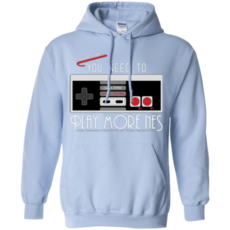 Sweatshirts Light Blue / Small Evolve Today! Play More NES Pullover Hoodie