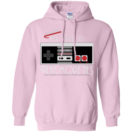 Sweatshirts Light Pink / Small Evolve Today! Play More NES Pullover Hoodie