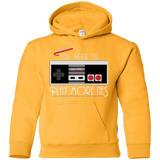 Sweatshirts Gold / YS Evolve Today! Play More NES Youth Hoodie