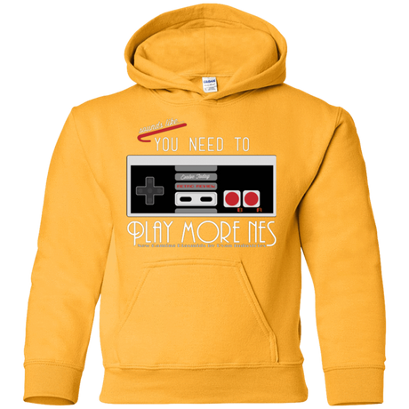 Sweatshirts Gold / YS Evolve Today! Play More NES Youth Hoodie