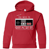 Sweatshirts Red / YS Evolve Today! Play More NES Youth Hoodie