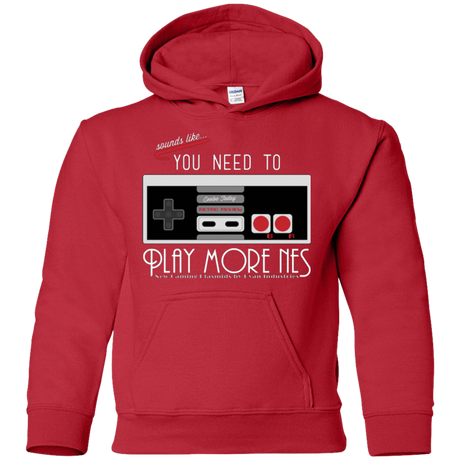 Sweatshirts Red / YS Evolve Today! Play More NES Youth Hoodie