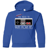 Sweatshirts Royal / YS Evolve Today! Play More NES Youth Hoodie