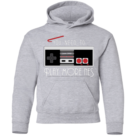 Sweatshirts Sport Grey / YS Evolve Today! Play More NES Youth Hoodie