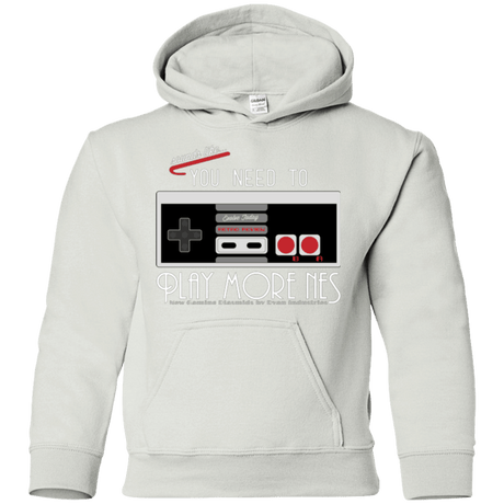 Sweatshirts White / YS Evolve Today! Play More NES Youth Hoodie