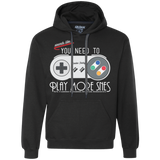 Sweatshirts Black / Small Evolve Today! Play More SNES Premium Fleece Hoodie
