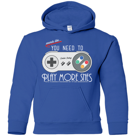 Sweatshirts Royal / YS Evolve Today! Play More SNES Youth Hoodie