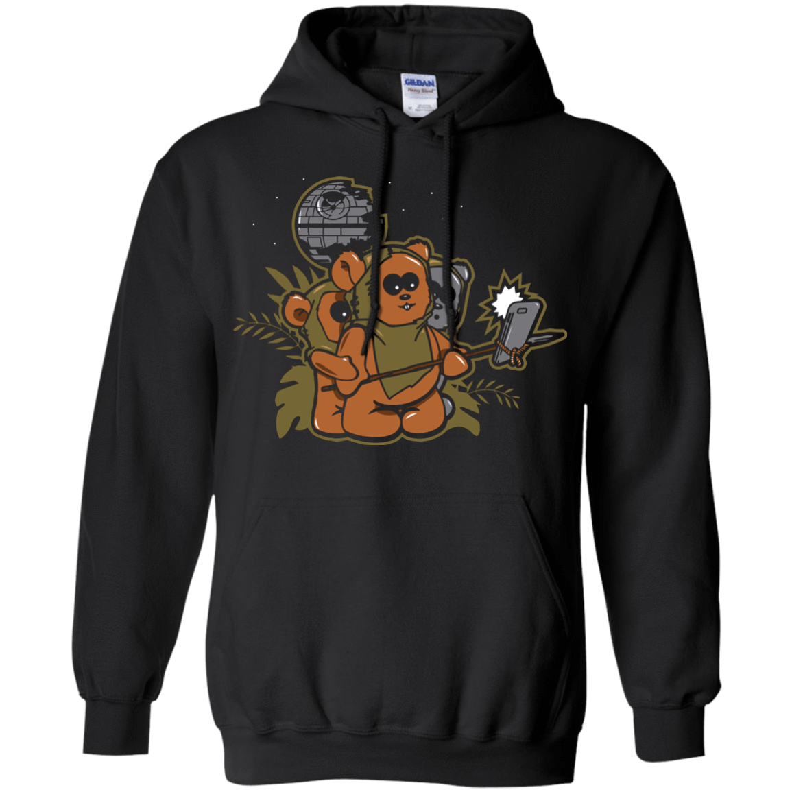 Sweatshirts Black / Small Ewok Selfie Pullover Hoodie