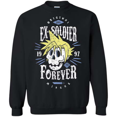 Sweatshirts Black / Small Ex-Soldier Forever Crewneck Sweatshirt