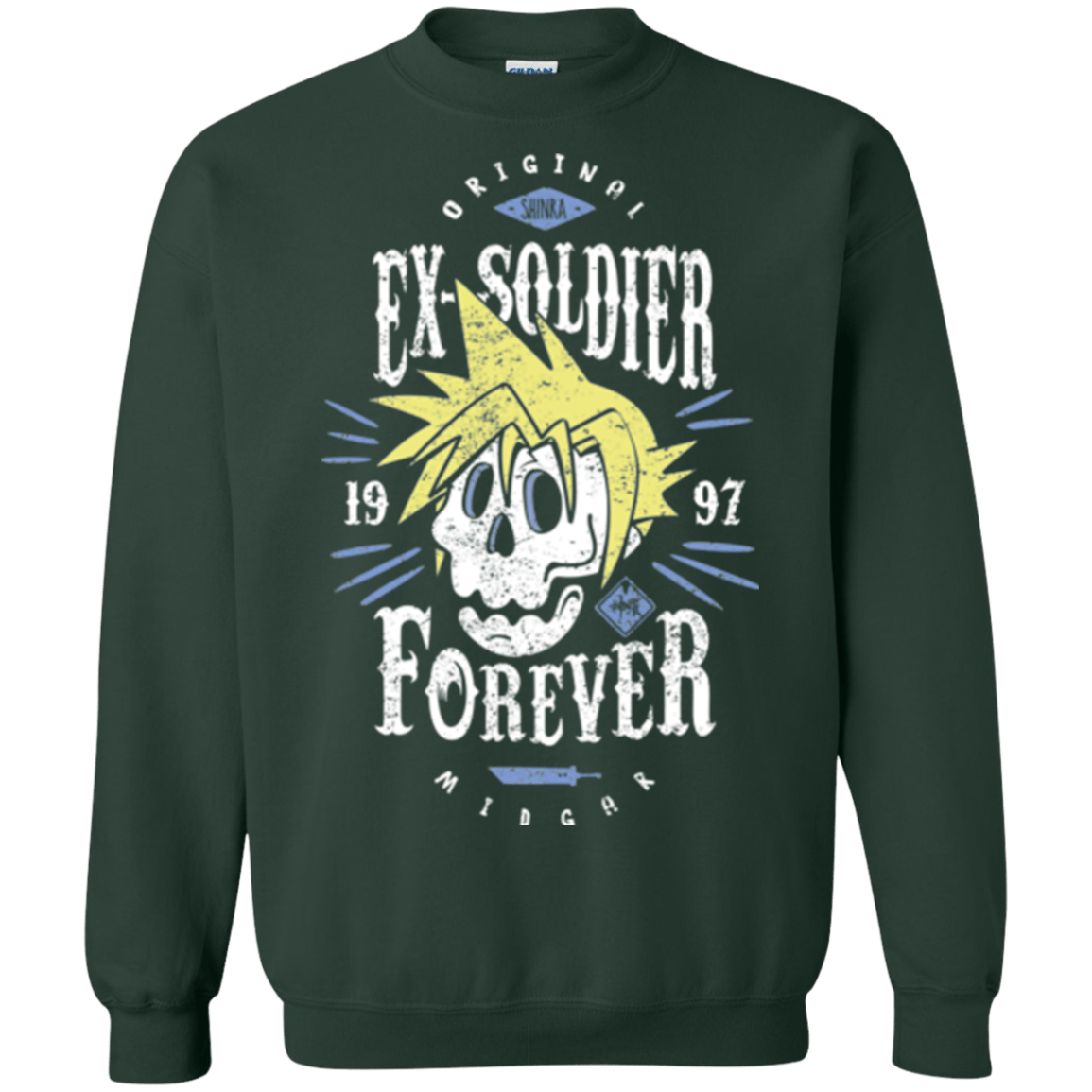 Sweatshirts Forest Green / Small Ex-Soldier Forever Crewneck Sweatshirt