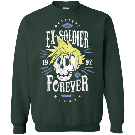 Sweatshirts Forest Green / Small Ex-Soldier Forever Crewneck Sweatshirt
