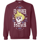 Sweatshirts Maroon / Small Ex-Soldier Forever Crewneck Sweatshirt