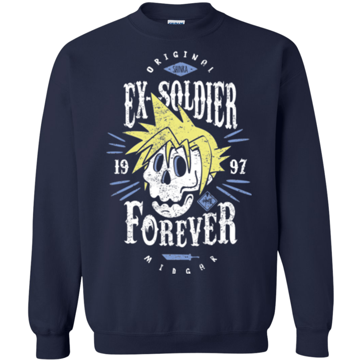 Sweatshirts Navy / Small Ex-Soldier Forever Crewneck Sweatshirt