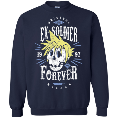 Sweatshirts Navy / Small Ex-Soldier Forever Crewneck Sweatshirt
