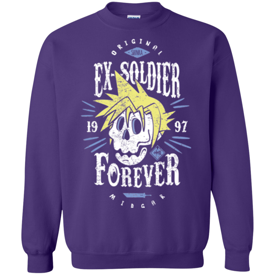Sweatshirts Purple / Small Ex-Soldier Forever Crewneck Sweatshirt