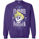 Sweatshirts Purple / Small Ex-Soldier Forever Crewneck Sweatshirt
