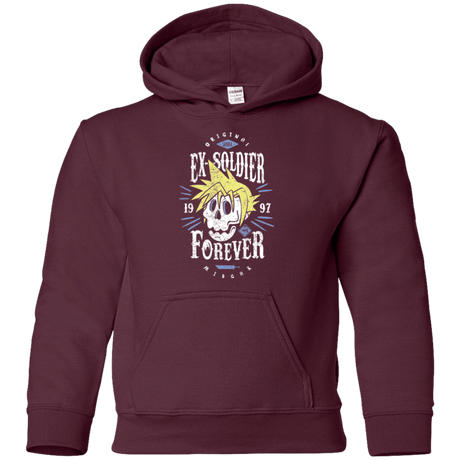 Sweatshirts Maroon / YS Ex-Soldier Forever Youth Hoodie