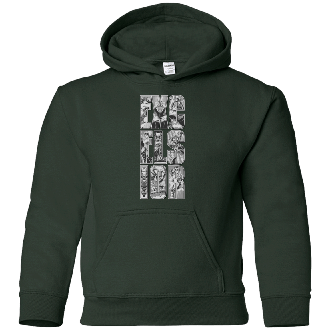 Sweatshirts Forest Green / YS Excelsior Youth Hoodie