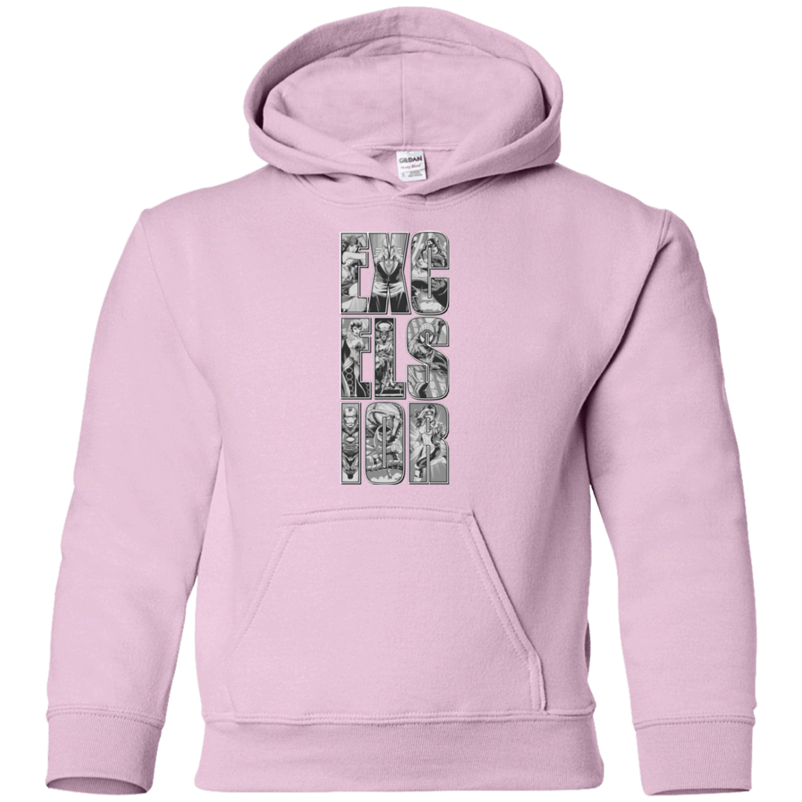 Sweatshirts Light Pink / YS Excelsior Youth Hoodie