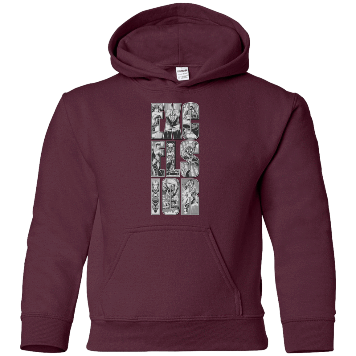 Sweatshirts Maroon / YS Excelsior Youth Hoodie