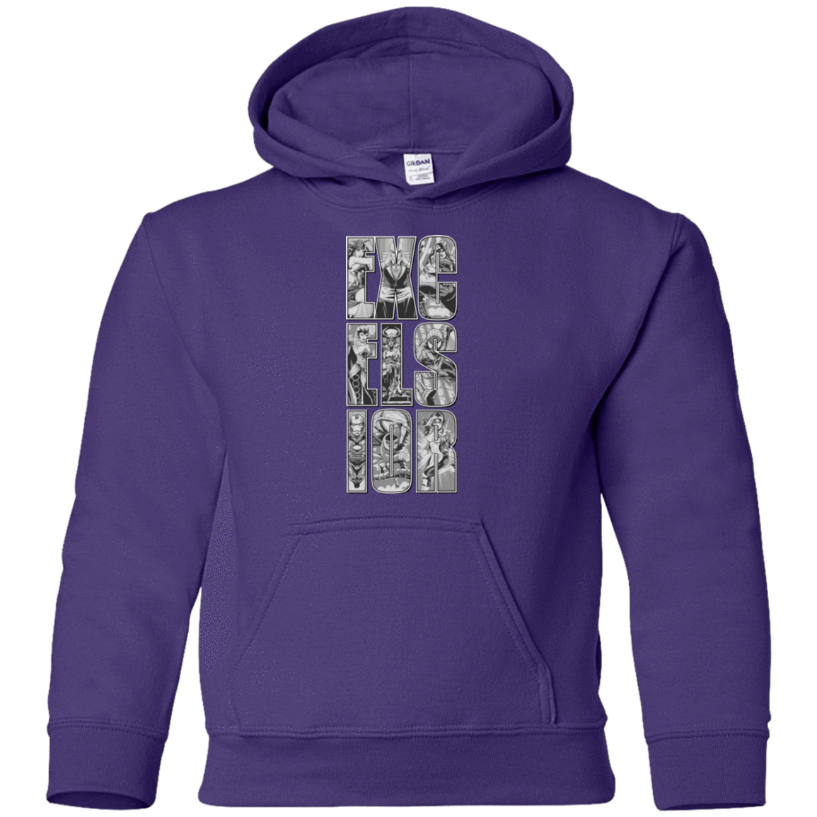 Sweatshirts Purple / YS Excelsior Youth Hoodie
