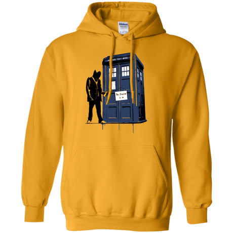 Sweatshirts Gold / Small Exit Through Tardis Pullover Hoodie