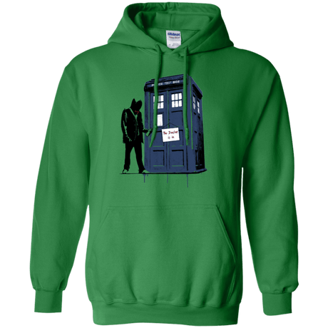 Sweatshirts Irish Green / Small Exit Through Tardis Pullover Hoodie