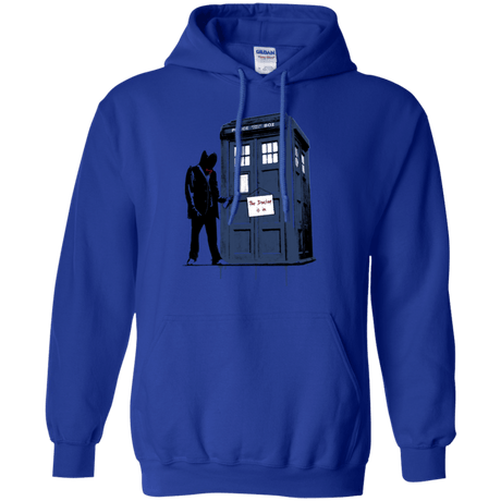 Sweatshirts Royal / Small Exit Through Tardis Pullover Hoodie