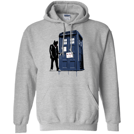 Sweatshirts Sport Grey / Small Exit Through Tardis Pullover Hoodie