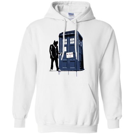 Sweatshirts White / Small Exit Through Tardis Pullover Hoodie