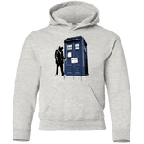 Sweatshirts Ash / YS Exit Through Tardis Youth Hoodie