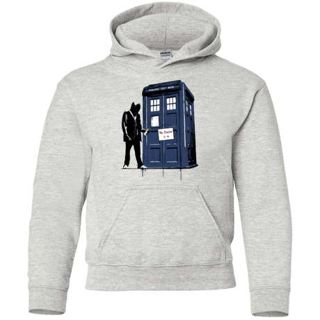Sweatshirts Ash / YS Exit Through Tardis Youth Hoodie