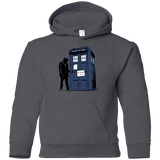 Sweatshirts Charcoal / YS Exit Through Tardis Youth Hoodie