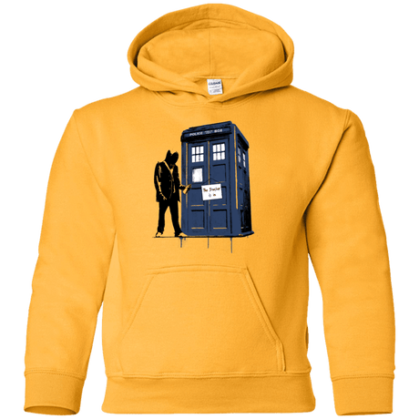 Sweatshirts Gold / YS Exit Through Tardis Youth Hoodie
