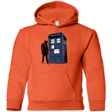 Sweatshirts Orange / YS Exit Through Tardis Youth Hoodie